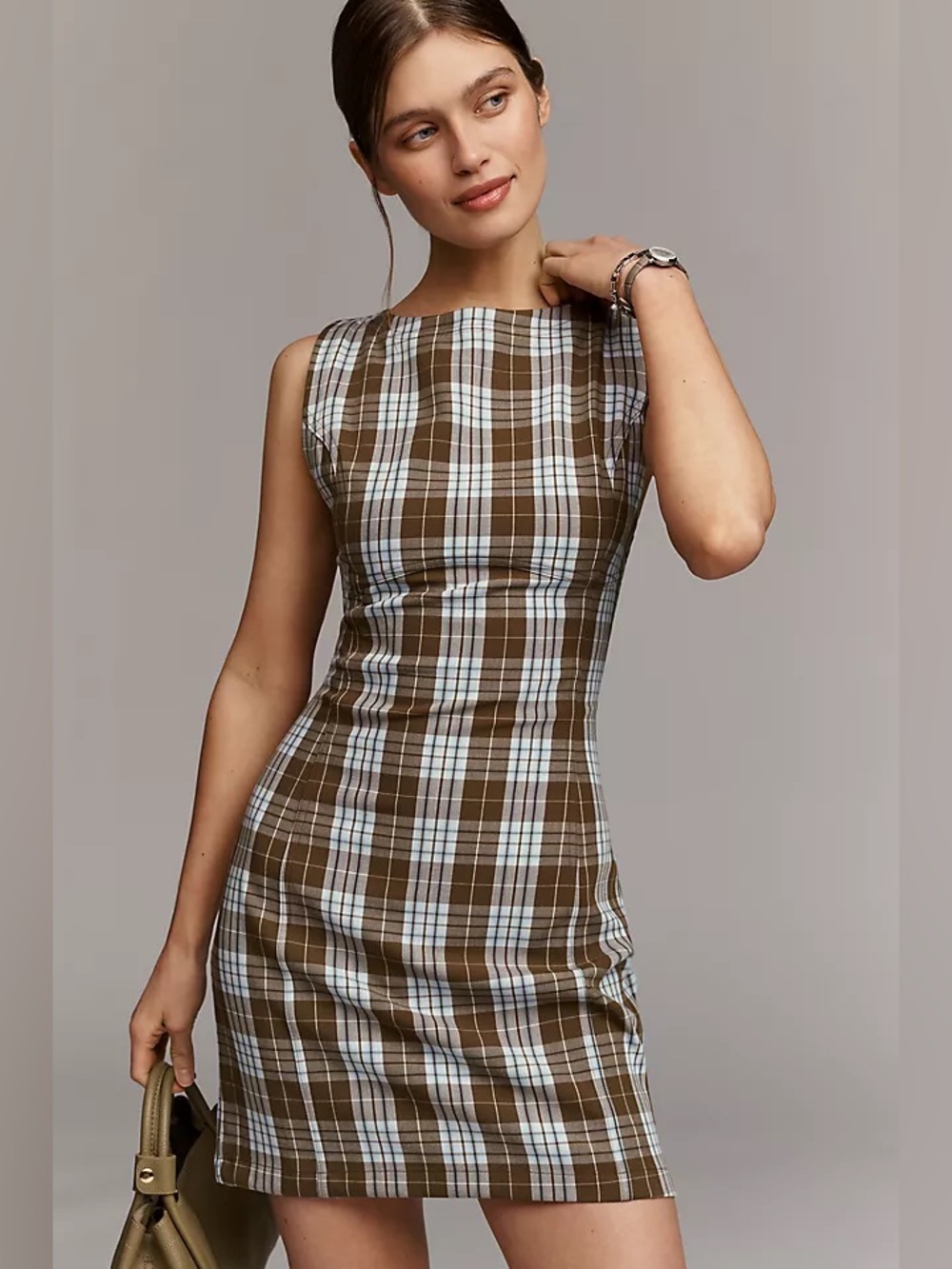 NWT Size XS - Percie Plaid Mini Dress by Pilcro (US$ 148)